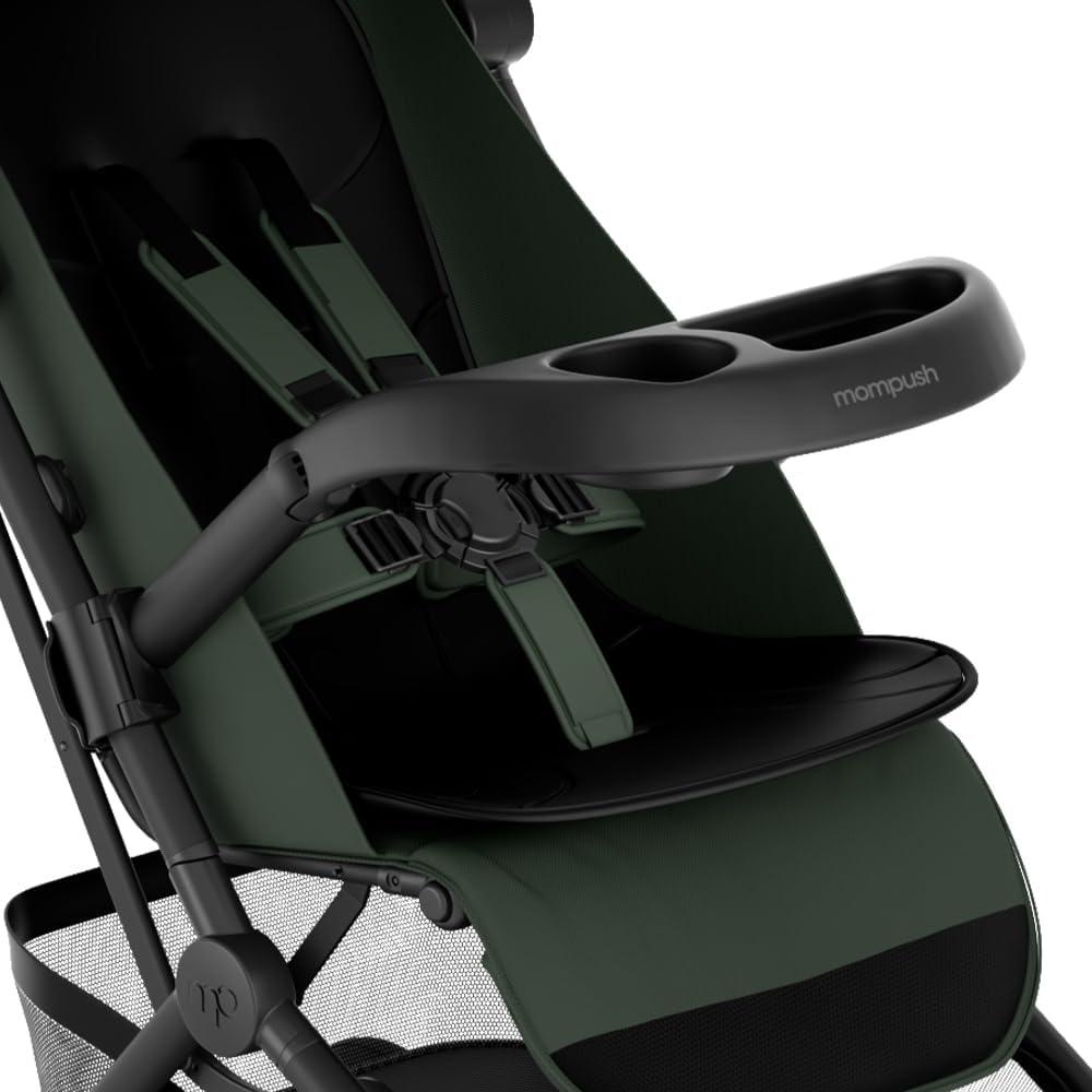 imageMompush Snack Tray with Cup Holder for Mompush Velo Stroller Only Stroller Tray Attachment for Toddler ampamp Kids Easy to Clean Snacking On The Go for Outings and Traveling