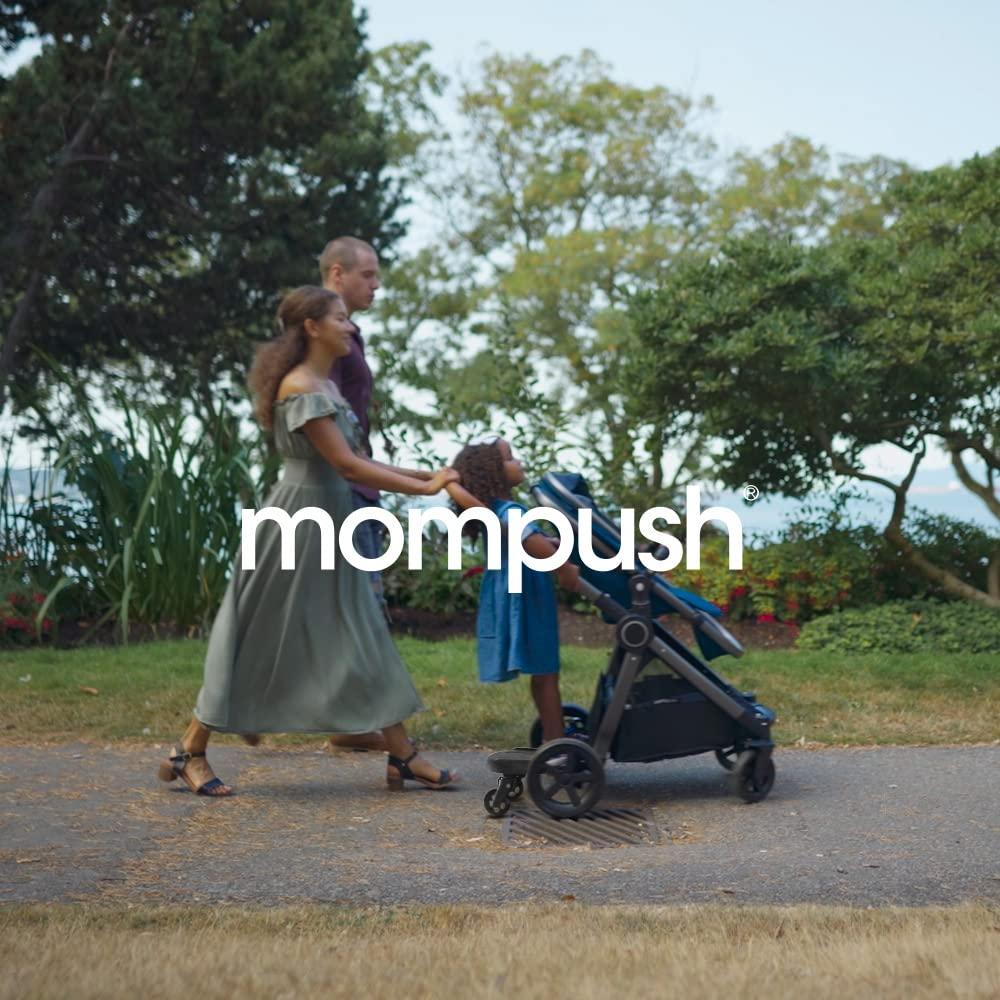 imageMompush Ultimate2 Rider Board Smooth Wheel RideOn Stroller Board NonSkid Surface Holds up to 44 Pounds