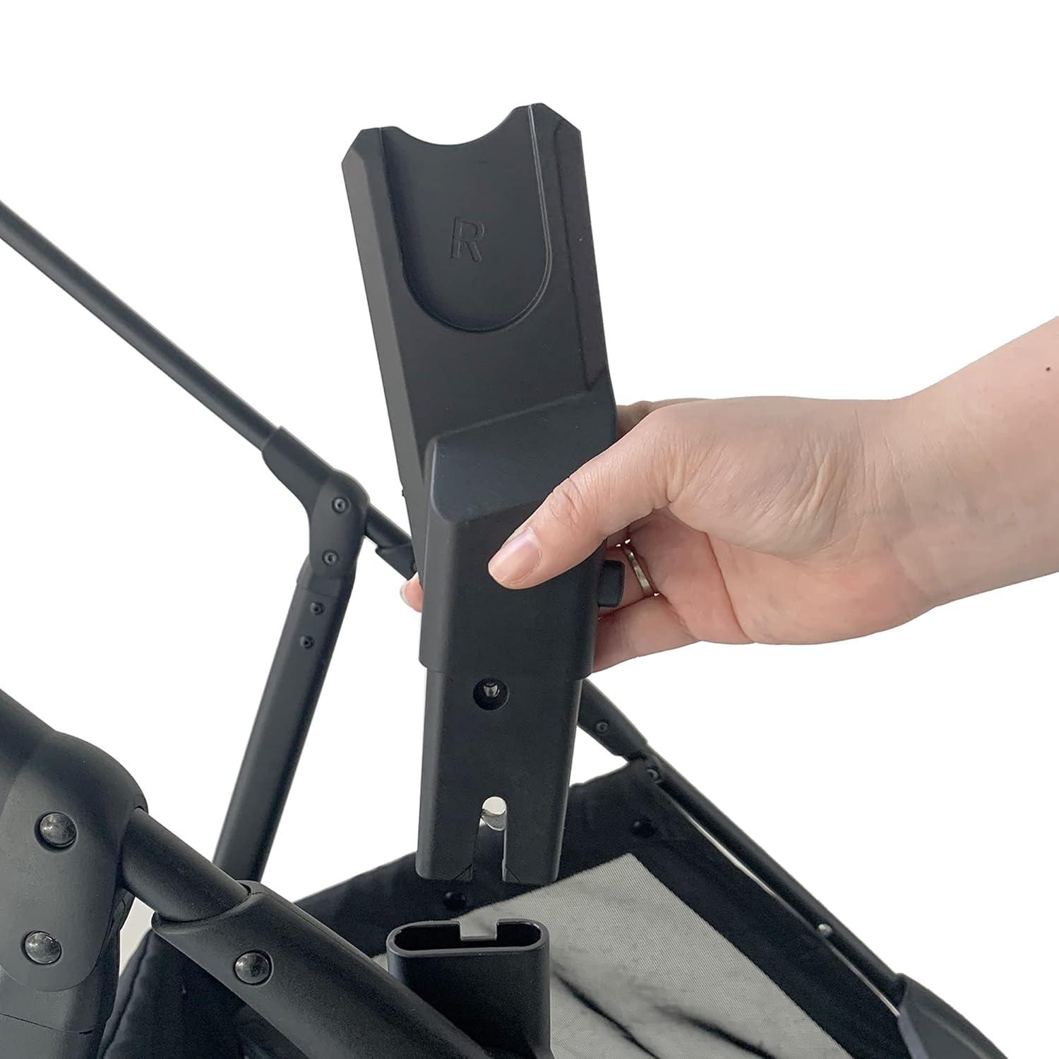 imageMompush Wiz Stroller Car Seat Adapter Connect MaxiCOSI and Nuna Specific Models Car Seat to Mompush Wiz Stroller Only