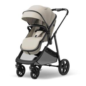 Mompush Wiz 2 in 1 Baby Stroller with Bassinet Mode, Convertible Infant Stroller for Newborn and Toddler with Reversible Seat and Large UPF 50+ Canopy(Khaki)
