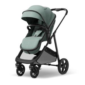Mompush Wiz 2 in 1 Baby Stroller with Bassinet Mode, Convertible Infant Stroller for Newborn and Toddler with Reversible Seat and Large UPF 50+ Canopy(Sage)