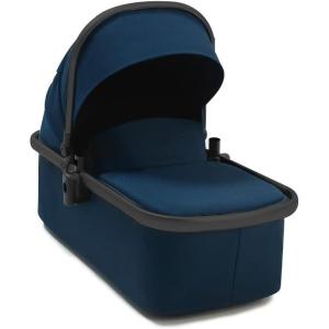 mompush Ultimate2 Bassinet, Newborn Stroller Accessory, Optimal Comfort & Extended Sunhood, from Birth to 6 Months(Navy)